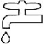 An icon of a dripping faucet.